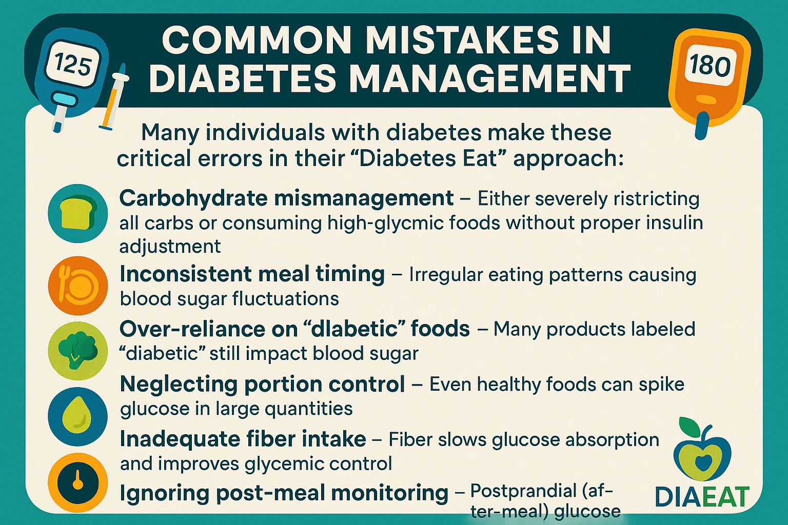 Diabetes Eat - Smart Eating for Diabetes Management