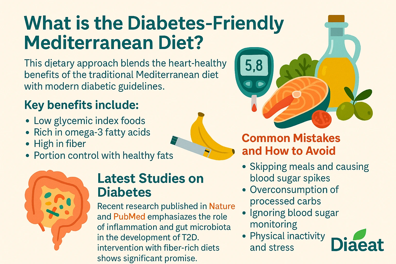 Diabetes-Friendly Mediterranean Diet Image