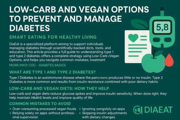 Low-Carb and Vegan Options
