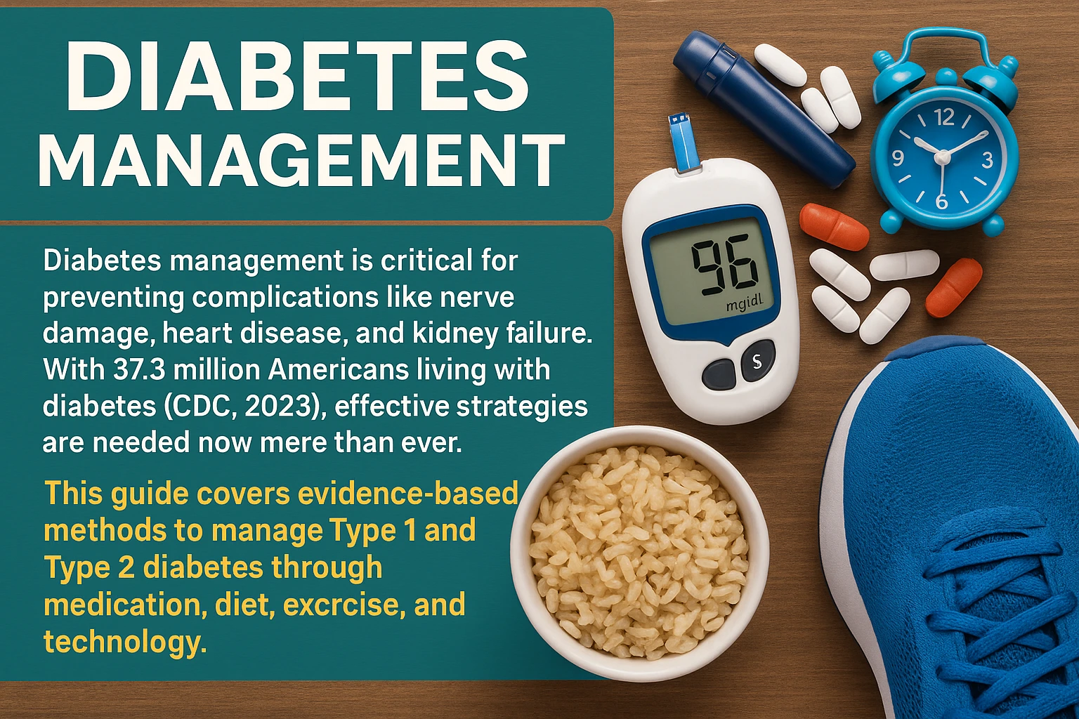 Diabetes Management: Healthy eating and glucose monitoring